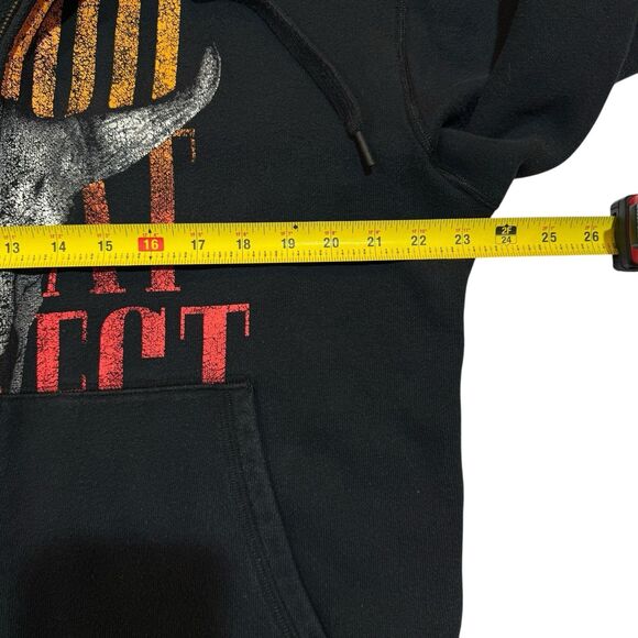 Under Armour Project Rock Hoodie Mens Medium Full Zip Blood Sweat Respect Gym - Picture 11 of 16